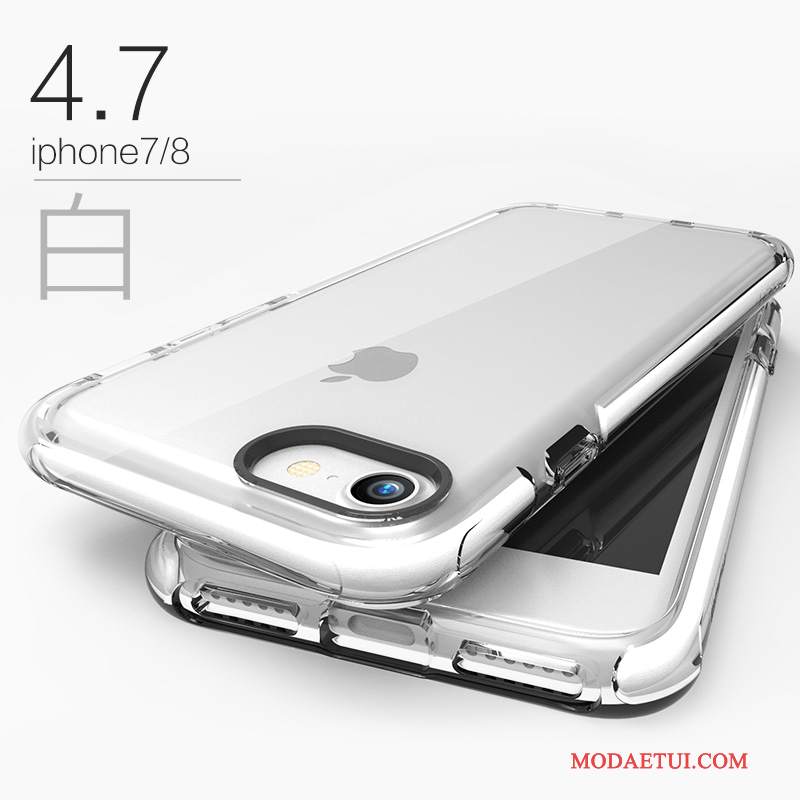 Futerał iPhone 8 Torby Anti-fallna Telefon, Etui iPhone 8 Miękki Nowy Przezroczysty