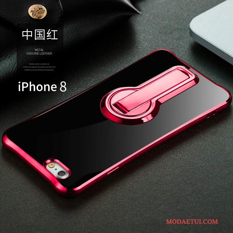 Futerał iPhone 8 Wspornik Anti-fallna Telefon, Etui iPhone 8 Czerwony Cienkie