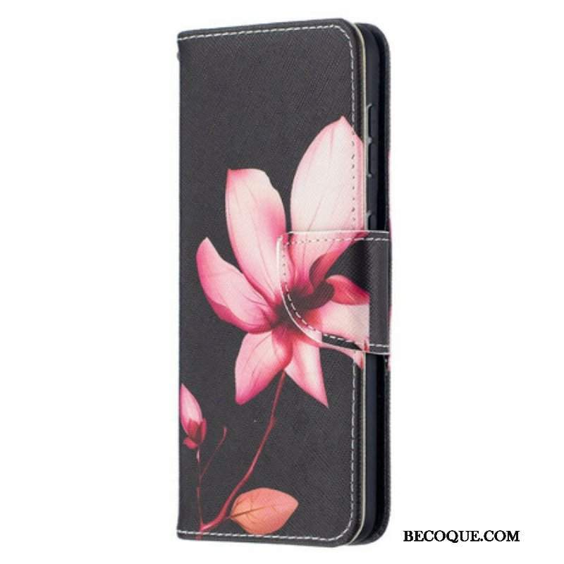 Etui Folio do Samsung Galaxy S21 5G Różowy Kwiat