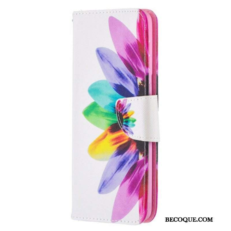 Etui Folio do Samsung Galaxy S21 Plus 5G Akwarela Kwiat