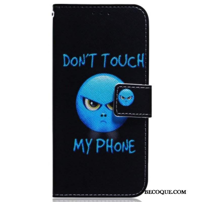 Etui Folio do Samsung Galaxy S23 5G Telefon Z Emotikonami