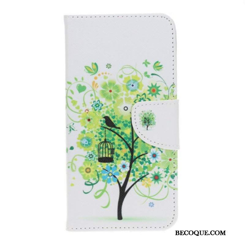 Etui Folio do iPhone 13 Pro Kwitnące Drzewo