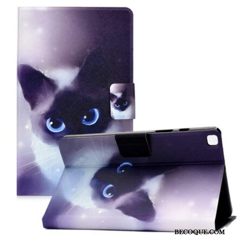 Etui Na Telefon Pokrowce do Samsung Galaxy Tab A7 Lite Kot O Niebieskich Oczach
