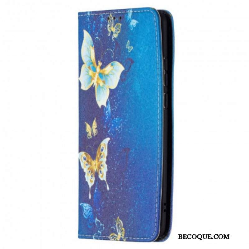 Etui Na Telefon do Huawei P50 Pro Etui Folio Kolorowe Motyle