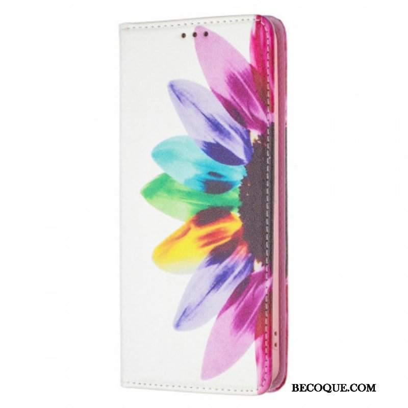 Etui Na Telefon do Samsung Galaxy A53 5G Etui Folio Akwarela Kwiat