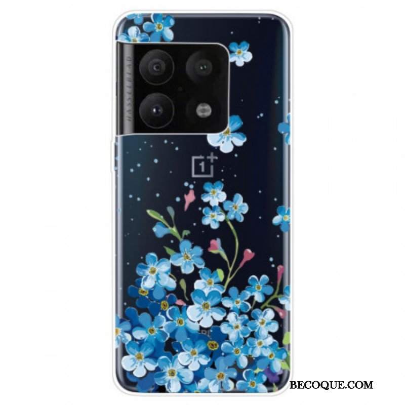 Etui do OnePlus 10 Pro 5G Niebieskie Kwiaty