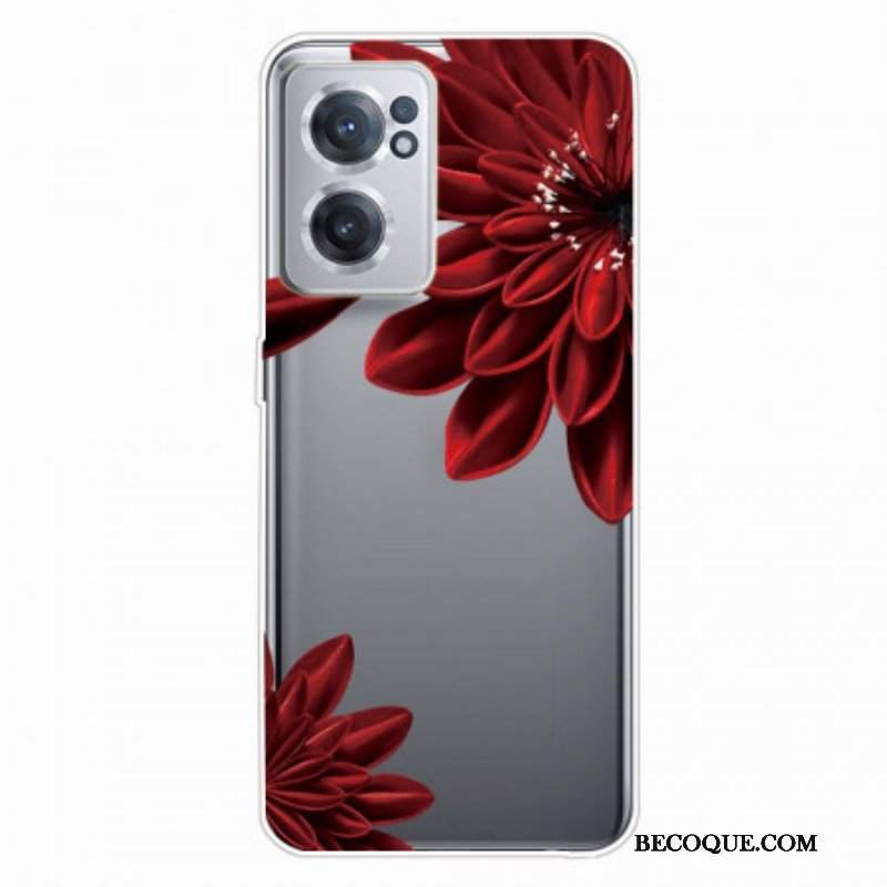 Etui do OnePlus Nord CE 2 5G Szkarłatny Kwiat