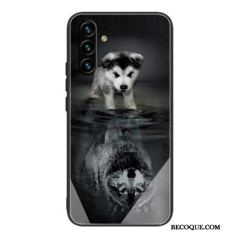 Etui do Samsung Galaxy A13 5G / A04s Szkło Hartowane Puppy Dream