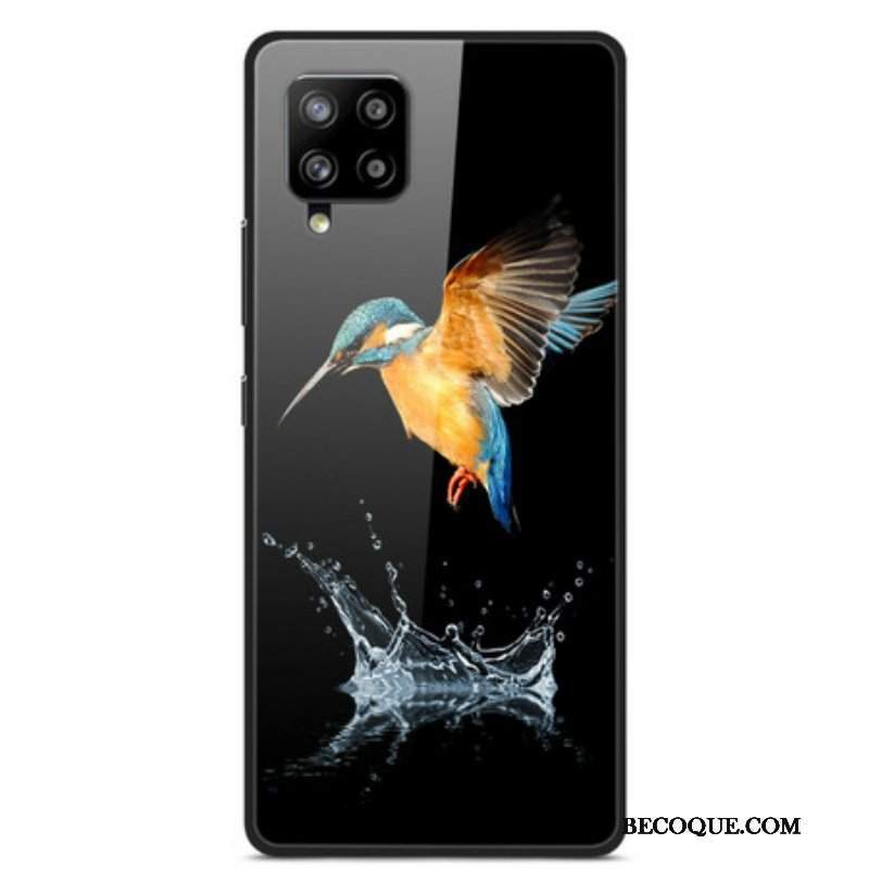 Etui do Samsung Galaxy A42 5G Szkło Hartowane Crown Bird