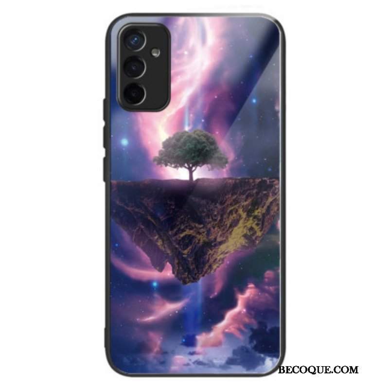 Etui do Samsung Galaxy M13 Szkło Hartowane Futurystyczne Drzewo