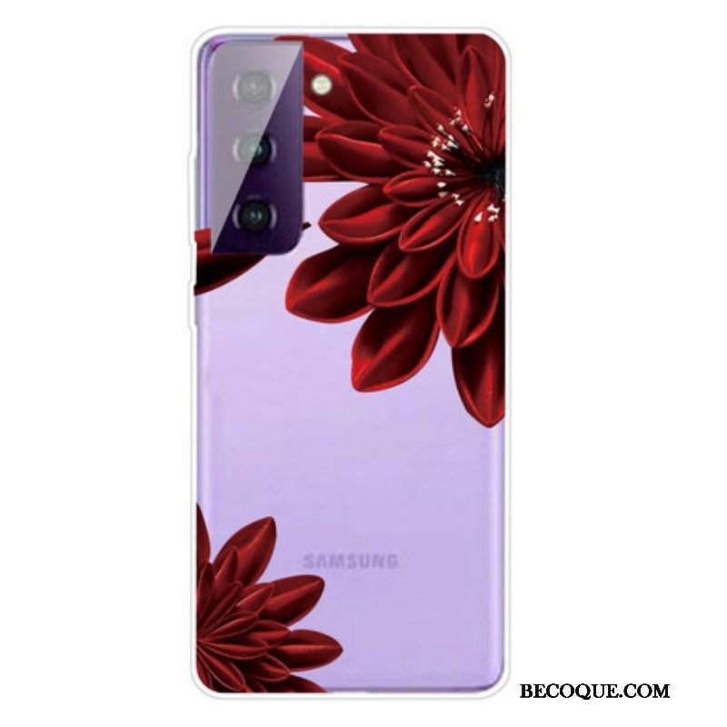 Etui do Samsung Galaxy S21 5G Dzikie Kwiaty