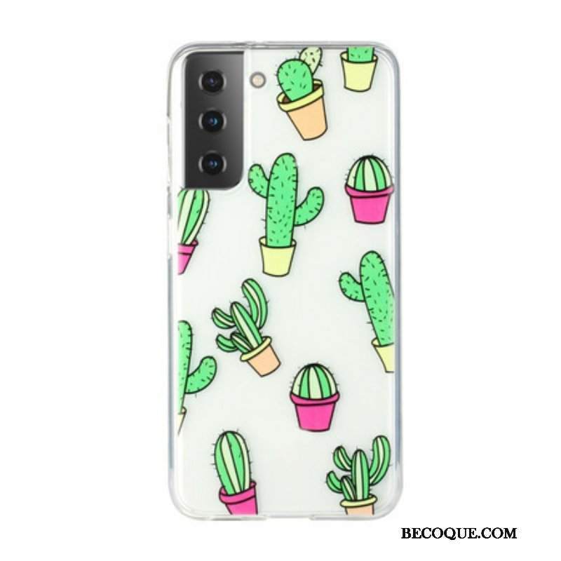 Etui do Samsung Galaxy S21 5G Mini Kaktusy