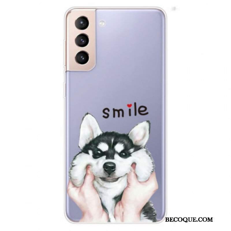 Etui do Samsung Galaxy S22 5G Uśmiechnięty Pies