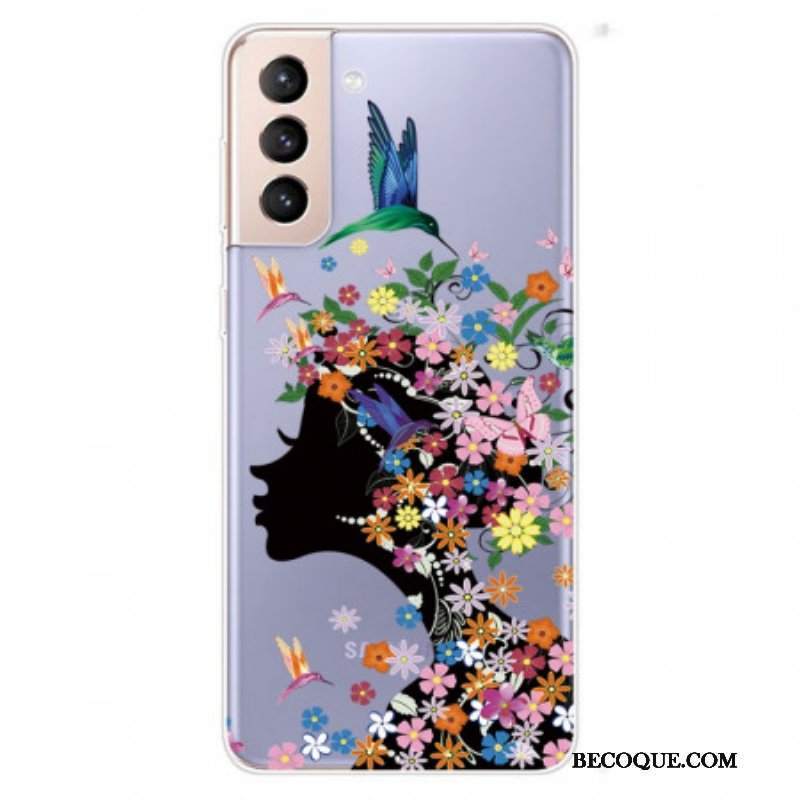 Etui do Samsung Galaxy S22 5G Ładna Głowa Kwiatu
