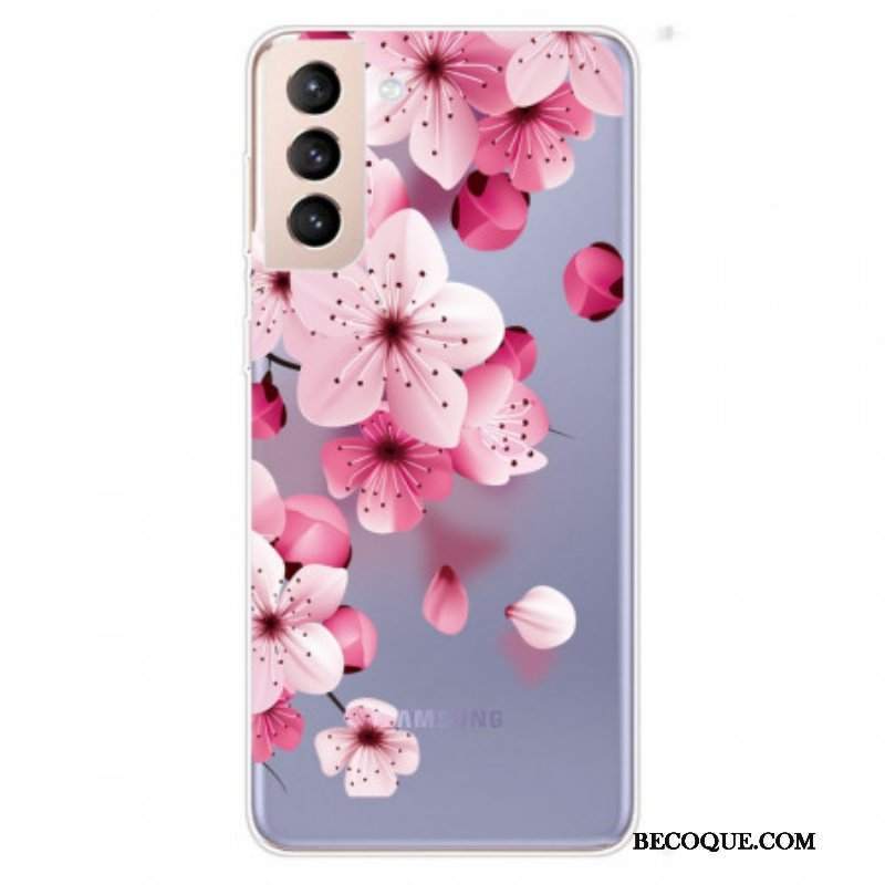 Etui do Samsung Galaxy S22 Plus 5G Małe Różowe Kwiaty