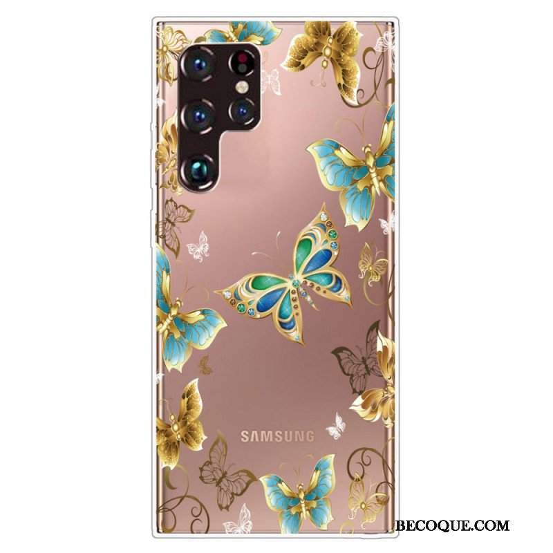 Etui do Samsung Galaxy S22 Ultra 5G Zaprojektuj Motyle