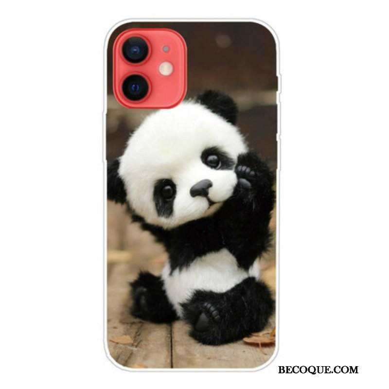 Etui do iPhone 13 Mini Elastyczna Panda
