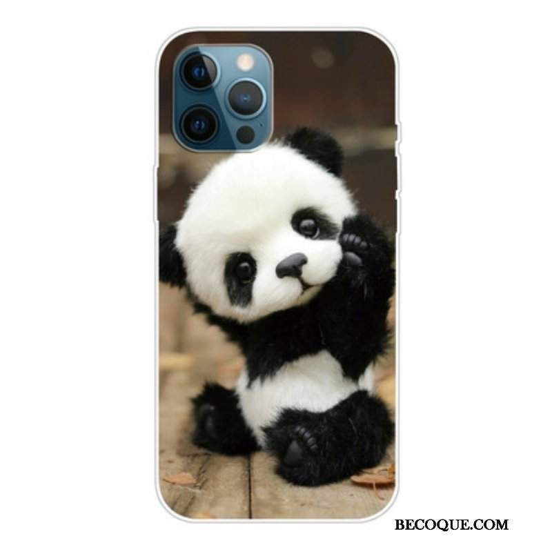 Etui do iPhone 13 Pro Max Elastyczna Panda
