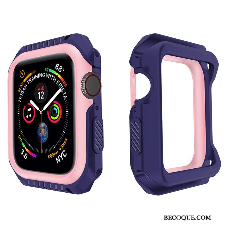 Futerał Apple Watch Series 3 Ochraniacz Purpurowy Anti-fall, Etui Apple Watch Series 3 Miękki