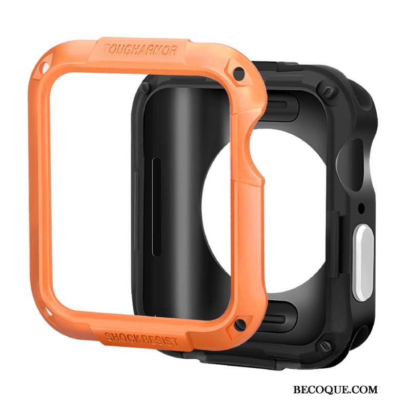 Futerał Apple Watch Series 3 Silikonowe Pancerz Pomarańczowy, Etui Apple Watch Series 3 Ochraniacz Akcesoria Anti-fall