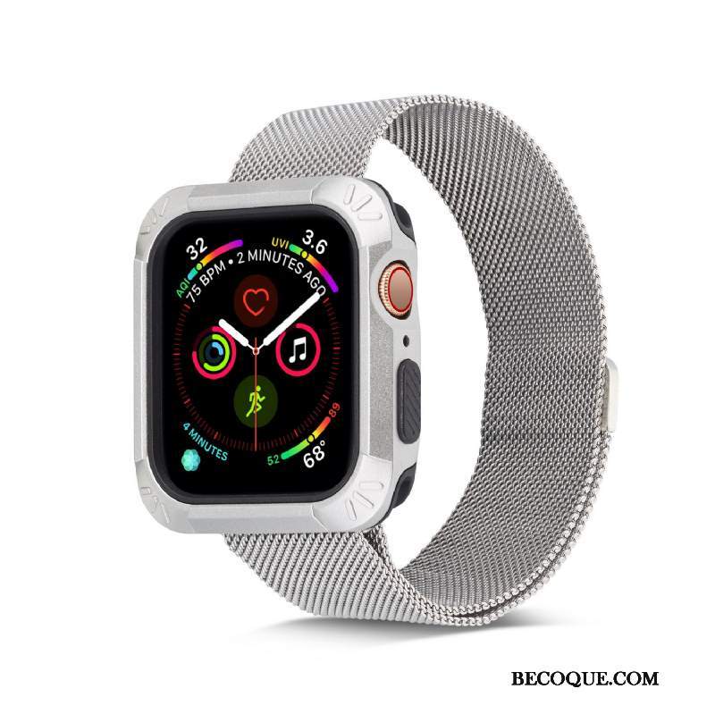 Futerał Apple Watch Series 5 Miękki Cienka Akcesoria, Etui Apple Watch Series 5 Ochraniacz Biały Poszycie