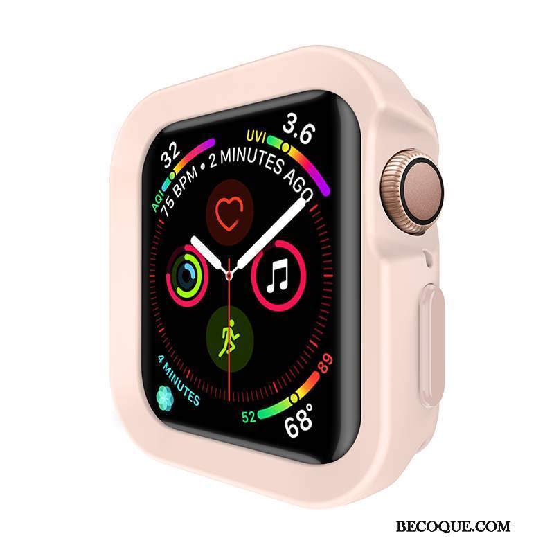Futerał Apple Watch Series 5 Torby Anti-fall Czerwony Netto, Etui Apple Watch Series 5 Ochraniacz Lekki I Cienki Różowe