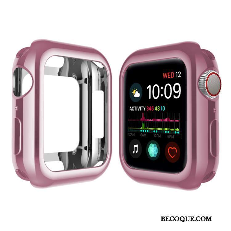 Futerał Apple Watch Series 5 Torby Pu Poszycie, Etui Apple Watch Series 5 Ochraniacz Różowe