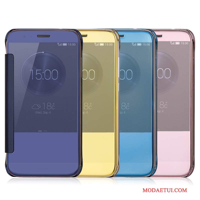 Futerał Huawei G7 Plus Skóra Lustrona Telefon, Etui Huawei G7 Plus Ochraniacz Smok