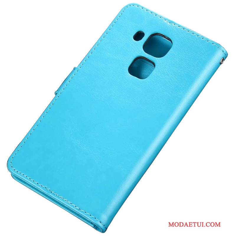 Futerał Huawei G9 Plus Pokrowce Na Telefon Anti-fall, Etui Huawei G9 Plus Skóra Niebieski