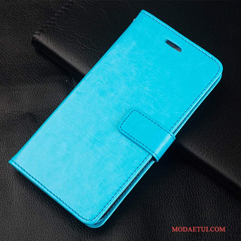 Futerał Huawei G9 Plus Skóra Na Telefon Jasny Niebieski, Etui Huawei G9 Plus Pokrowce