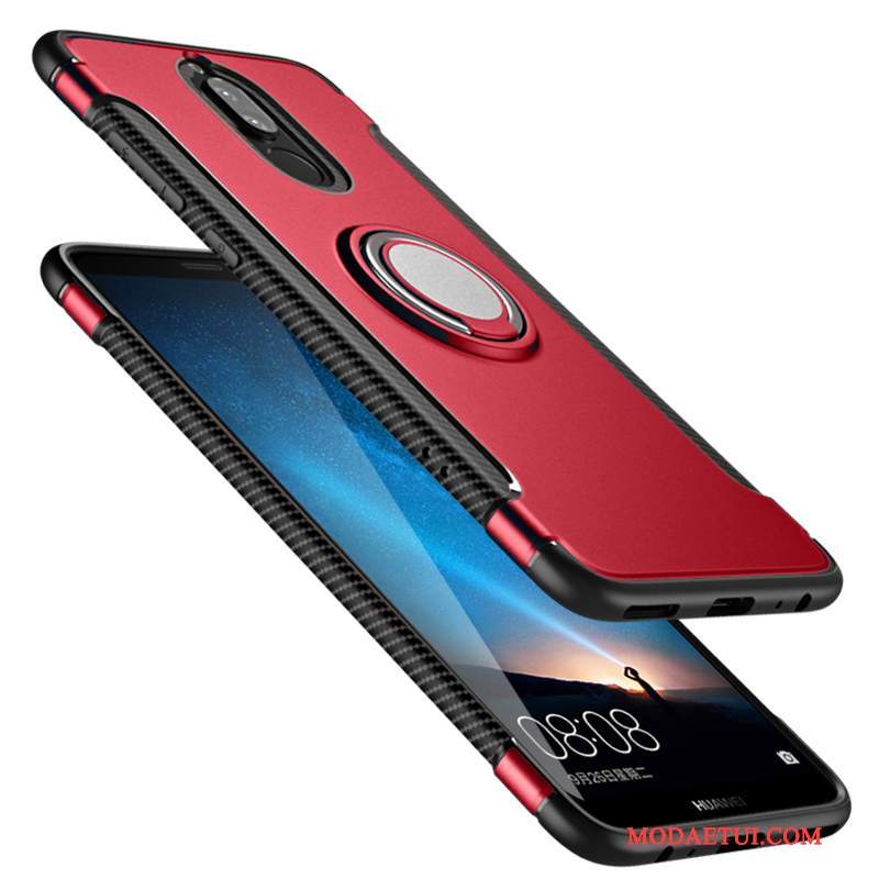 Futerał Huawei Mate 10 Lite Silikonowe Osobowość Modna Marka, Etui Huawei Mate 10 Lite Miękki Czarny Czerwony