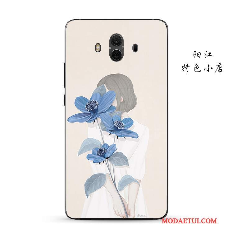 Futerał Huawei Mate 10 Ochraniacz Kwiatyna Telefon, Etui Huawei Mate 10 Miękki Sztuka Anti-fall