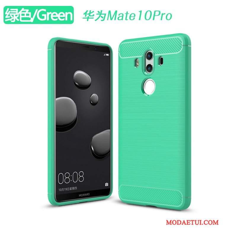 Futerał Huawei Mate 10 Pro Miękki Na Telefon Zielony, Etui Huawei Mate 10 Pro Ochraniacz Anti-fall