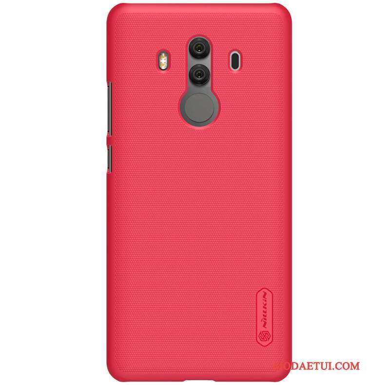Futerał Huawei Mate 10 Pro Ochraniacz Na Telefon Nubuku, Etui Huawei Mate 10 Pro Czerwony Złoto