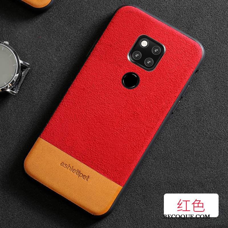 Futerał Huawei Mate 20 Torby Czerwony Eleganckie, Etui Huawei Mate 20 Luksusowy Na Telefon Proste