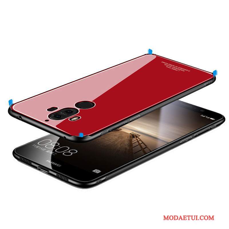 Futerał Huawei Mate 9 Kreatywne Tendencja Osobowość, Etui Huawei Mate 9 Metal Czerwony Anti-fall