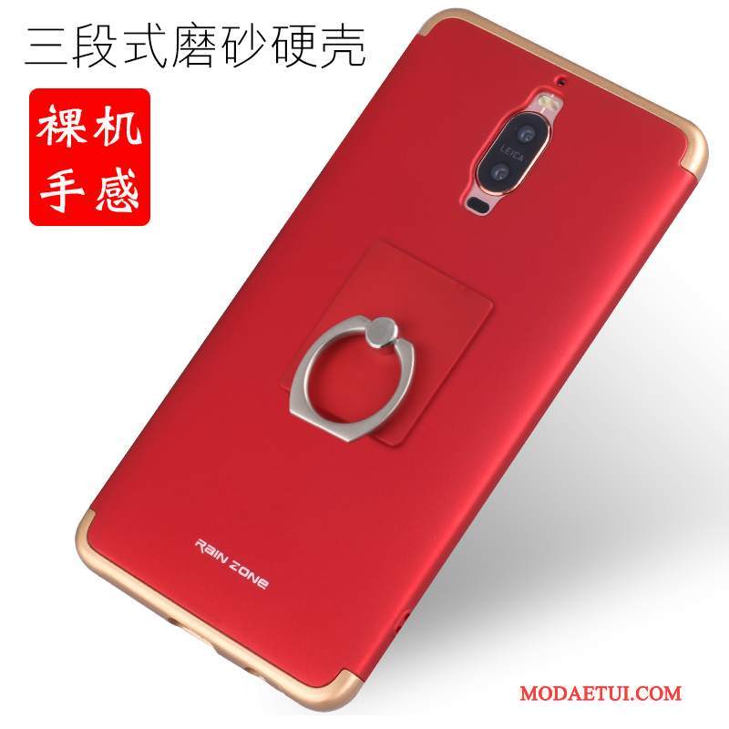 Futerał Huawei Mate 9 Pro Metal Na Telefon Tendencja, Etui Huawei Mate 9 Pro Ochraniacz Czerwony Granica