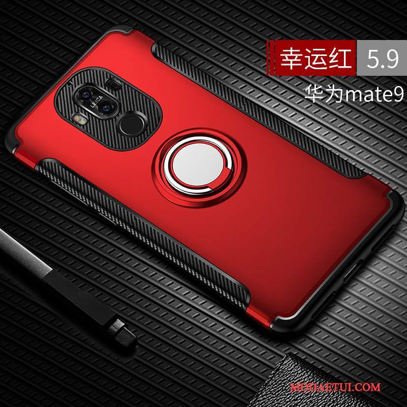 Futerał Huawei Mate 9 Silikonowe Na Telefon Anti-fall, Etui Huawei Mate 9 Torby Czerwony