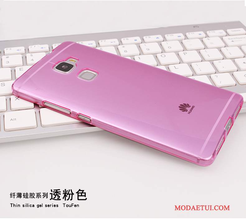 Futerał Huawei Mate S Ochraniacz Przezroczysty Różowe, Etui Huawei Mate S Kreatywne Anti-fallna Telefon