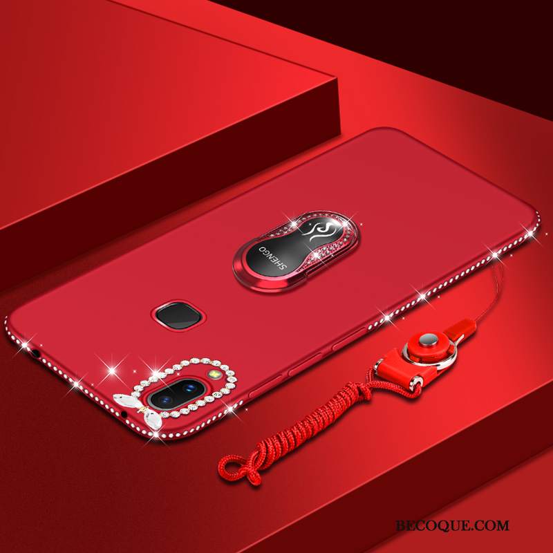 Futerał Huawei P Smart+ Kreatywne Czerwony Netto Tendencja, Etui Huawei P Smart+ Torby Anti-fall Osobowość