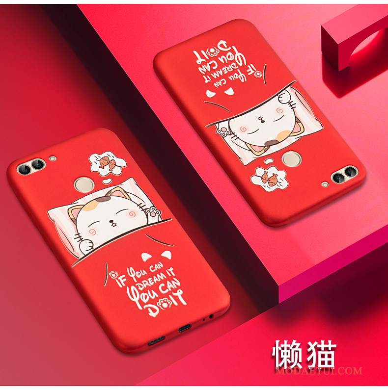 Futerał Huawei P Smart Kreskówka Czerwony Tendencja, Etui Huawei P Smart Silikonowe Nowy Anti-fall