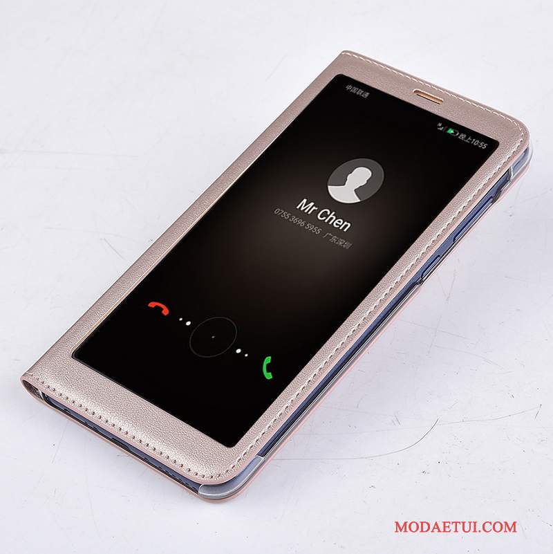 Futerał Huawei P Smart Ochraniacz Anti-fallna Telefon, Etui Huawei P Smart Skóra Złoto