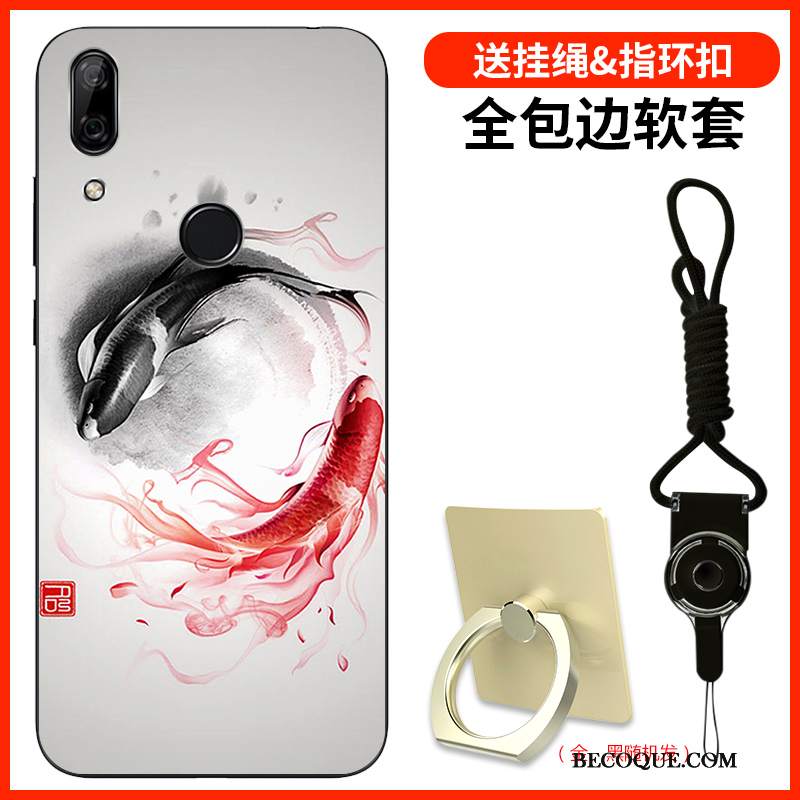 Futerał Huawei P Smart Z Kreatywne Cienkiena Telefon, Etui Huawei P Smart Z Silikonowe Anti-fall