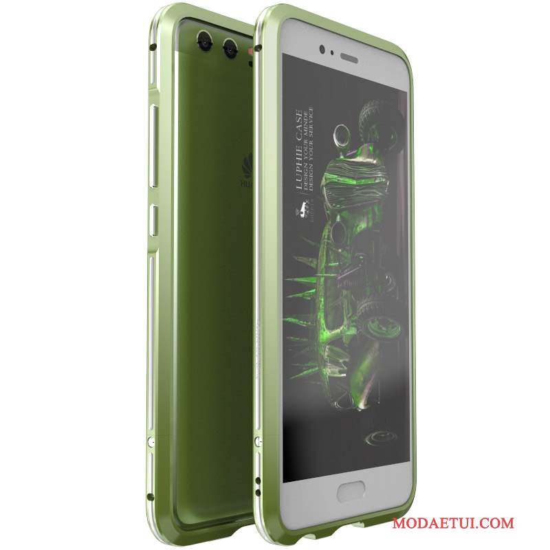 Futerał Huawei P10 Metal Osobowość Anti-fall, Etui Huawei P10 Kreatywne Zielonyna Telefon