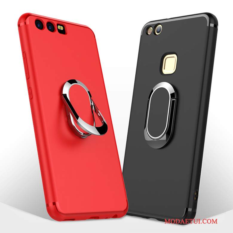 Futerał Huawei P10 Plus Metal Magnetyzmna Telefon, Etui Huawei P10 Plus Silikonowe Czerwony Anti-fall