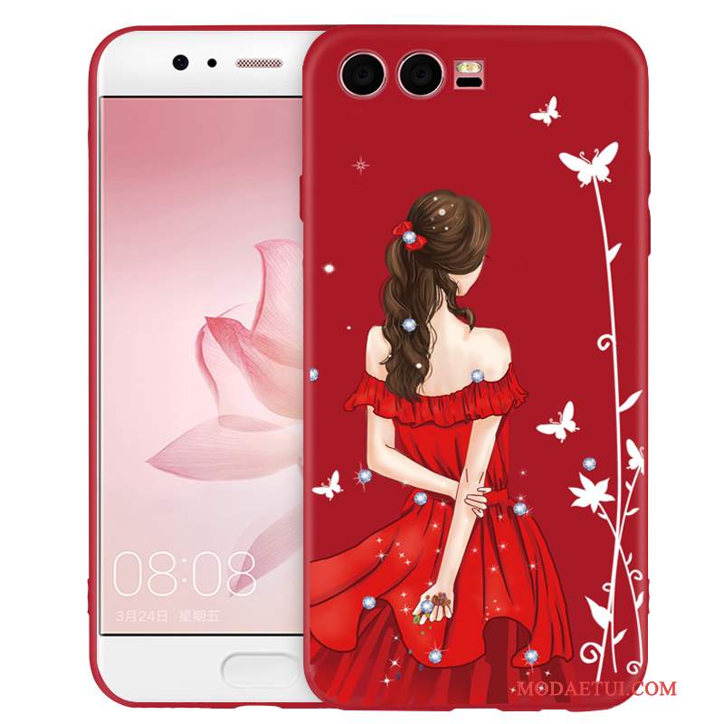 Futerał Huawei P10 Plus Silikonowe Na Telefon Czerwony, Etui Huawei P10 Plus Kreatywne Osobowość Tendencja