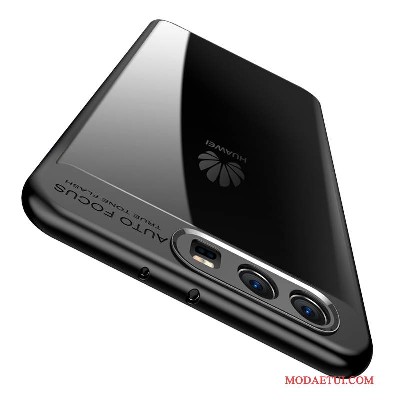 Futerał Huawei P10 Plus Silikonowe Przezroczystyna Telefon, Etui Huawei P10 Plus Ochraniacz Czarny Anti-fall