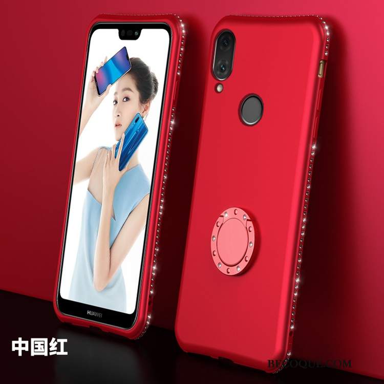 Futerał Huawei P20 Lite Silikonowe Młodzież Czerwony, Etui Huawei P20 Lite Ochraniacz Na Telefon Anti-fall