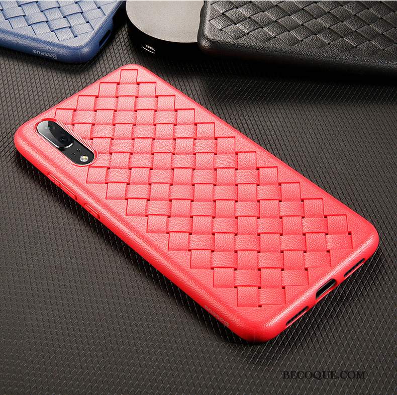 Futerał Huawei P20 Miękki Osobowośćna Telefon, Etui Huawei P20 Kreatywne Zakochani Czerwony