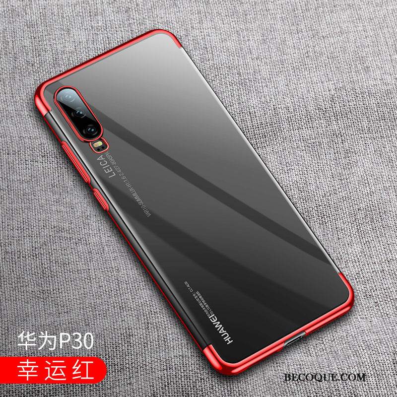 Futerał Huawei P30 Kreatywne Czerwony Netto Cienkie, Etui Huawei P30 Modna Marka Wiatr